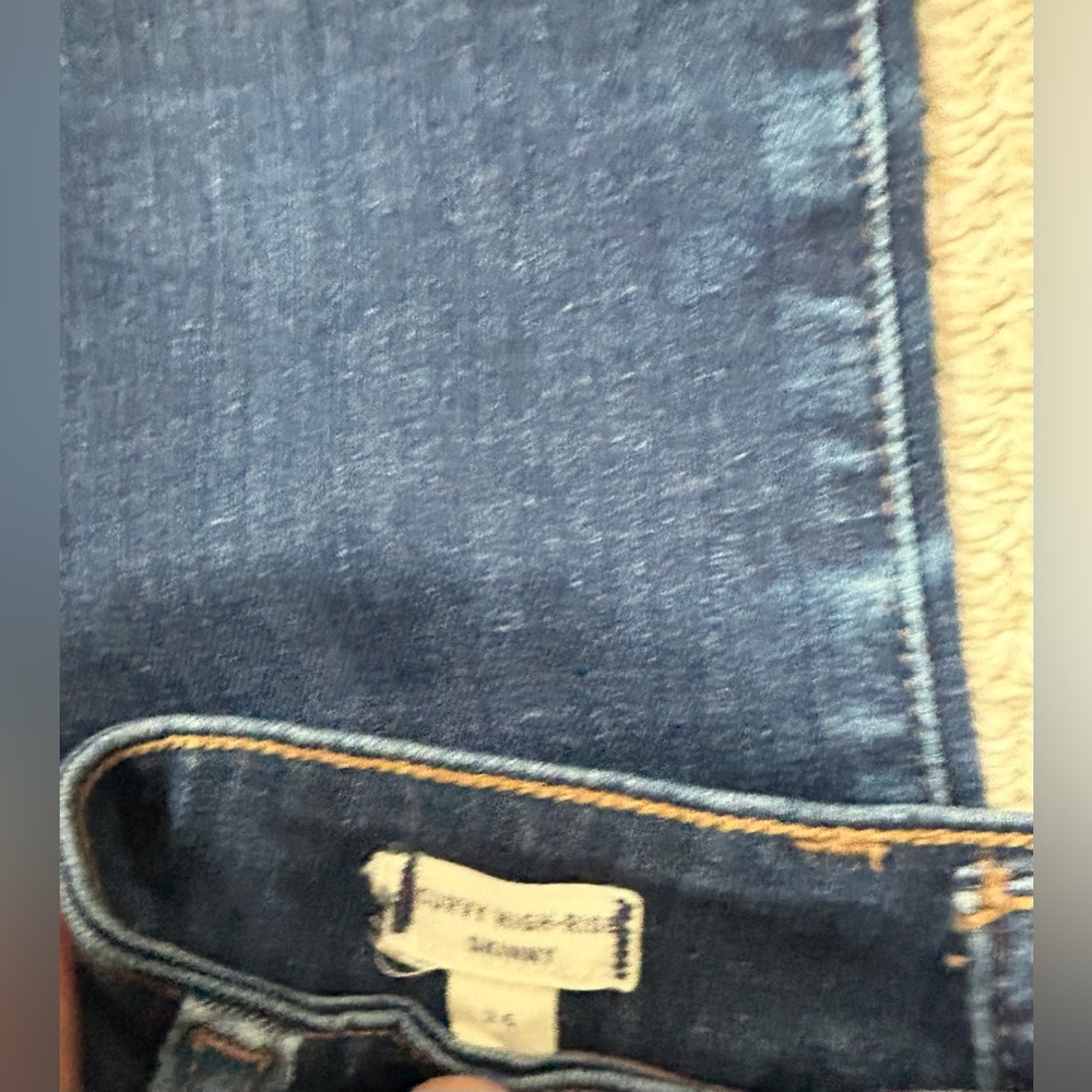 Madewell Curvy Classic High-Rise Women's Dark Blue Jeans size 26 - Picture 3 of 5